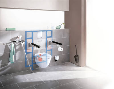 Grohe Rapid Sl Engelli Wc, Gömme Rezervuar, 1.13 M Montaj Yüksekliği, Duvar Desteği İçin Montaj Ekipmanları İle - 39140000 - GROHE (2)