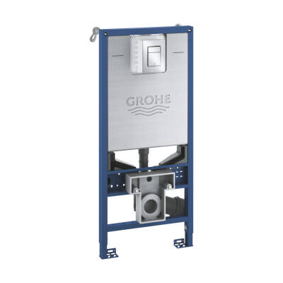 Grohe Rapid Slx 3'Ü 1 Arada Wc Gömme Rezervuar Seti, 1.13 M Montaj Yüksekliği - 39603000 - GROHE