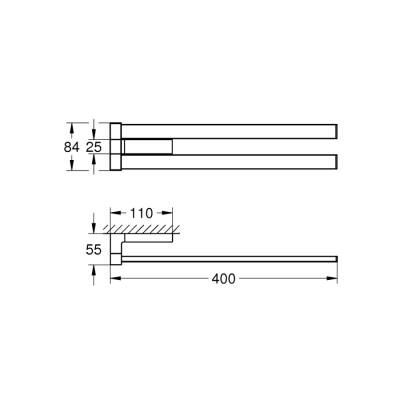 Grohe Selection Cube Havluluk - 40768000 - GROHE (1)