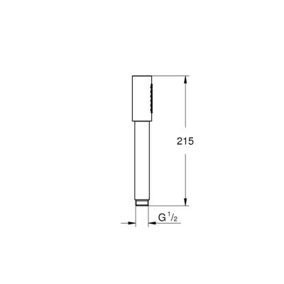 Grohe Sena Stick El Duşu 1 Akışlı - 28341000 - GROHE (1)