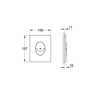Grohe Skate Air Kumanda Paneli - 38505P00 - GROHE (1)