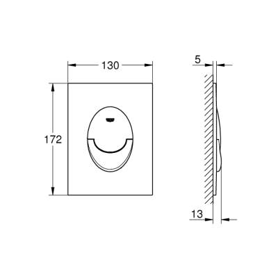 Grohe Skate Air S Kumanda Paneli - 37965000 - GROHE (1)