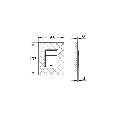 Grohe Skate Cosmopolitan Kumanda Paneli - 38913Xm0 - GROHE (1)