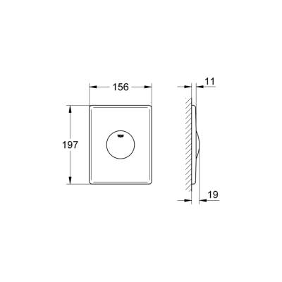 Grohe Skate Kumanda Paneli - 37547Sh0 - GROHE (1)