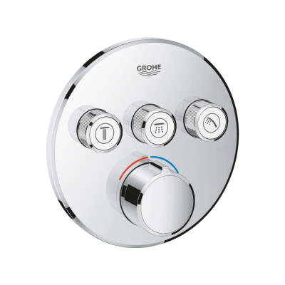 Grohe Smartcontrol 3 Valfli Akış Kontrollü Ankastre Duş Bataryası - 29146000 - GROHE