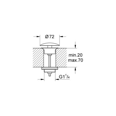 Grohe Tapa Takımı 1 1/4' - 65808000 - GROHE (1)