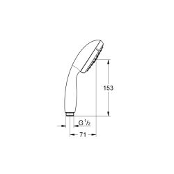Grohe Tempesta 100 El Duşu 3 Akışlı - 28419002 - 2