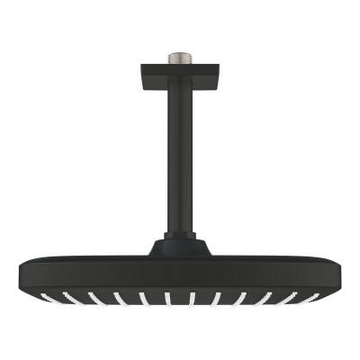 Grohe Tempesta 250 Cube Tepe Duşu Set 142 mm, Tek Akışlı Mat Siyah - 266882430 - GROHE