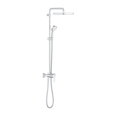 Grohe Tempesta Cosmopolitan System 250 Cube Duvara Monte Tek Kumandalı Bataryalı Duş Sistemi - 26692000 - GROHE