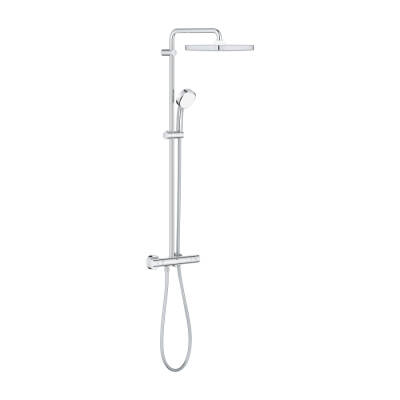 Grohe Tempesta Cosmopolitan System 250 Cube Duvara Monte Termostatik Bataryalı Duş Sistemi - 26689000 - GROHE