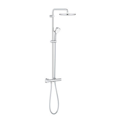 Grohe Tempesta Cosmopolitan System 250 Duvara Monte Termostatik Bataryalı Duş Sistemi - 26670000 - GROHE