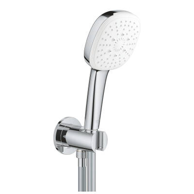 Grohe Tempesta Cube 110 Su Çıkış Dirsekli El Duşu Seti 3 Akışlı - 26910003 - GROHE