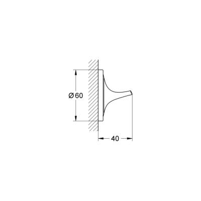 Grohe Veris Havlu/Bornoz Askılığı - 40378000 - GROHE (1)