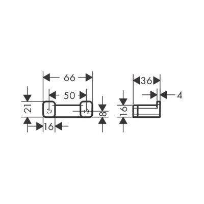 HansGrohe Addstoris İkili Askılık - 41755340 - HANSGROHE (1)