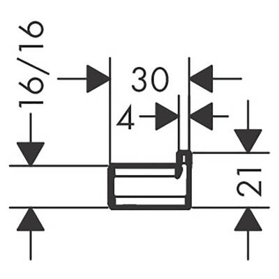 HansGrohe Addstoris Tekli Askı - 41742990 - HANSGROHE (1)