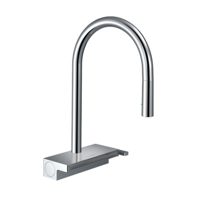 HansGrohe Aquno Select M81 Tek Kollu Eviye Bataryası 170, Çekilebilir El Duşu, 3Jet - 73837000 - HANSGROHE