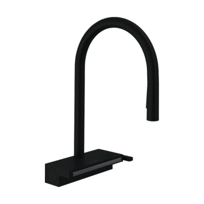 HansGrohe Aquno Select M81 Tek Kollu Eviye Bataryası 170, Çekilebilir El Duşu, 3Jet - 73837670 - HANSGROHE