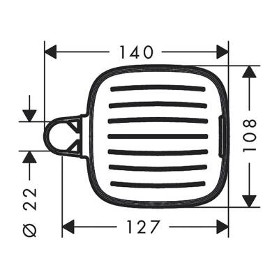 HansGrohe Casetta Sabunluk E - 26519000 - HANSGROHE (1)