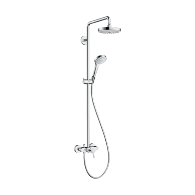 HansGrohe Croma Select S Duş Kolonu 180 2 Jet, Tek Kollu Batarya İle - 27255400 - HANSGROHE