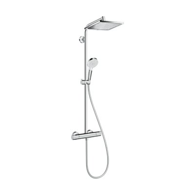 HansGrohe Crometta E Duş Kolonu 240 1 Jet, Ecosmart, Termostat İle - 27281000 - HANSGROHE