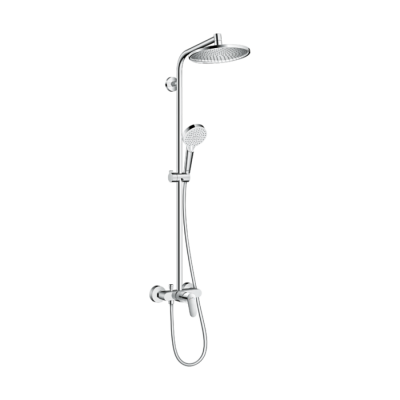 HansGrohe Crometta S Duş Kolonu 240 1 Jet, Tek Kollu Batarya İle - 27269000 - HANSGROHE