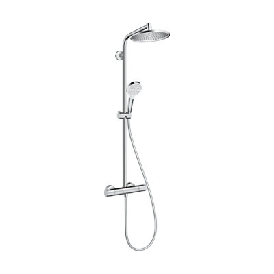 HansGrohe Crometta S Duş Kolonu 240 1 Jet, Termostat İle - 27267000 - HANSGROHE