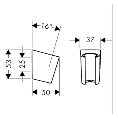 HansGrohe Duş Askısı Porter S - 28331000 - HANSGROHE (1)