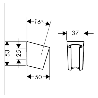 HansGrohe Duş Askısı Porter S - 28331140 - HANSGROHE (1)