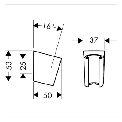 HansGrohe Duş Askısı Porter S - 28331340 - HANSGROHE (1)