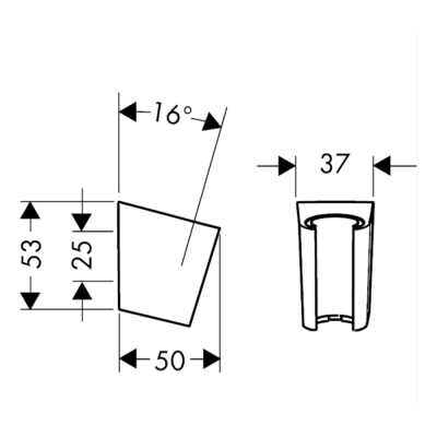 HansGrohe Duş Askısı Porter S - 28331670 - HANSGROHE (1)