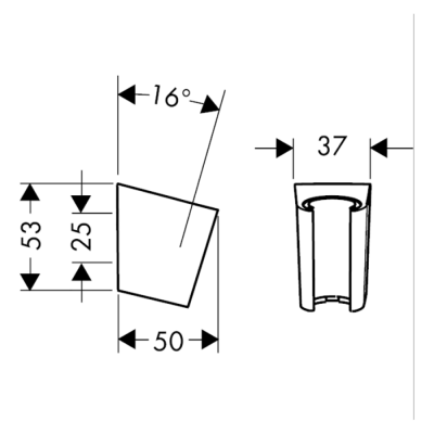 HansGrohe Duş Askısı Porter S - 28331990 - HANSGROHE (1)