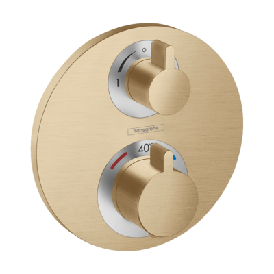 HansGrohe Ecostat S Termostat Ankastre Montaj, 2 Çıkış İçin - 15758140 - HANSGROHE