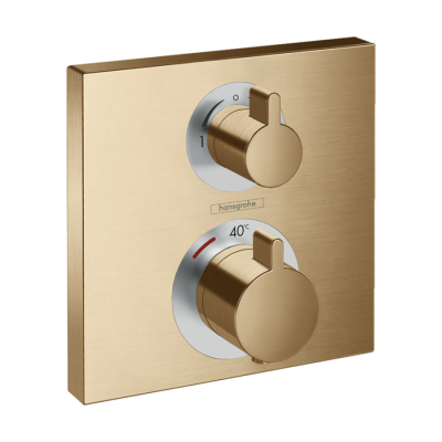 HansGrohe Ecostat Square Termostat Ankastre Montaj, 2 Çıkış İçin - 15714140 - HANSGROHE