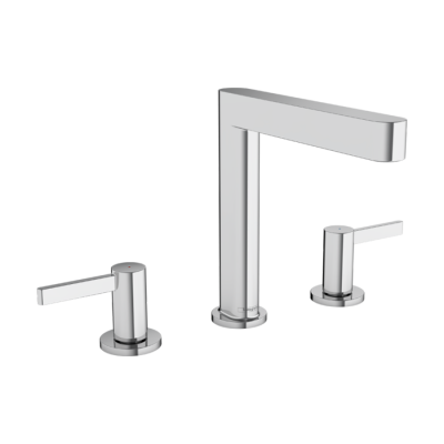 HansGrohe Finoris 3 - Delikli Lavabo Bataryası 160, Bas - Aç Gider Seti İle - 76034000 - HANSGROHE