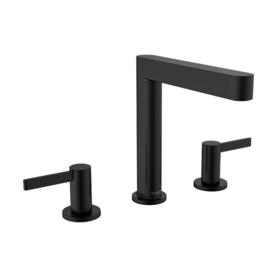 HansGrohe Finoris 3 - Delikli Lavabo Bataryası 160, Bas - Aç Gider Seti İle - 76034670 - HANSGROHE