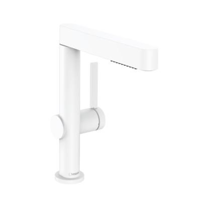 HansGrohe Finoris Tek Kollu Lavabo Bataryası 230, Çekilebilir El Duşu, 2Jet Ve Bas - Aç Gider Seti İle - 76063700 - HANSGROHE