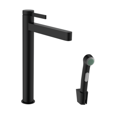 HansGrohe Finoris Tek Kollu Lavabo Bataryası 260, Bidette El Duşu Ve 160 Cm Duş Hortumu İle - 76220670 - HANSGROHE