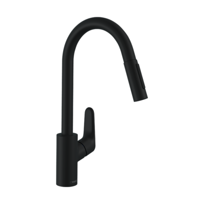 HansGrohe Focus M41 Tek Kollu Eviye Bataryası 240, Çekilebilir El Duşu, 2Jet - 31815670 - HANSGROHE