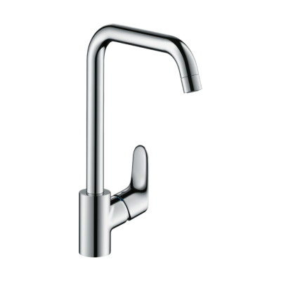 HansGrohe Focus M41 Tek Kollu Eviye Bataryası 260, Düşük Basınçlı Isıtıcılar İçin, 1Jet - 31822000 - HANSGROHE