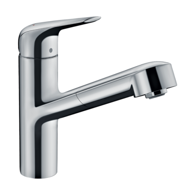 HansGrohe Focus M42 Tek Kollu Eviye Bataryası 150,Eco, Çekilebilir Gaga, 1Jet - 71865000 - HANSGROHE