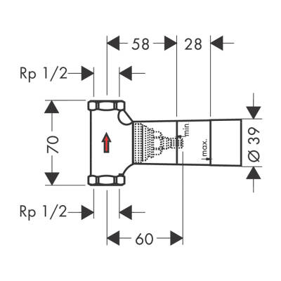 HansGrohe İç Set 52 L/Dk, Ankastre Açma - Kapama Valfi, Salmastra - 15973180 - HANSGROHE (1)