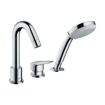 HansGrohe Logis 3 - Delikli Küvet Kenarı Tek Kollu Banyo Bataryası - 71313000 - HANSGROHE