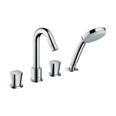 HansGrohe Logis 4 - Delikli Küvet Kenarı Banyo Bataryası - 71314000 - HANSGROHE