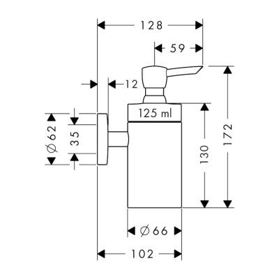 HansGrohe Logis Sıvı Sabunluk - 40514820 - HANSGROHE (1)