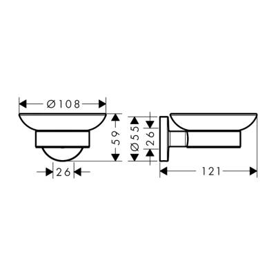HansGrohe Logis Universal Sabunluk - 41715000 - HANSGROHE (1)