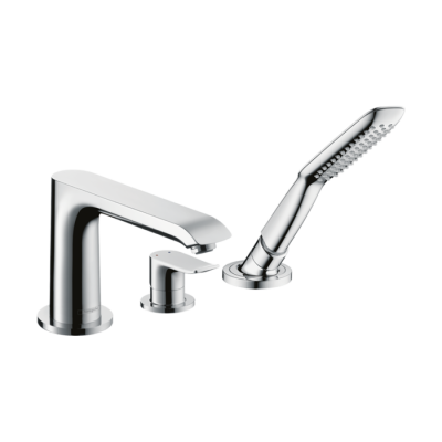 HansGrohe Metris 3 - Delikli Küvet Kenarı Tek Kollu Banyo Bataryası - 31190000 - HANSGROHE