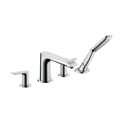 HansGrohe Metris 4 - Delikli Küvet Kenarı Banyo Bataryası - 31442000 - HANSGROHE