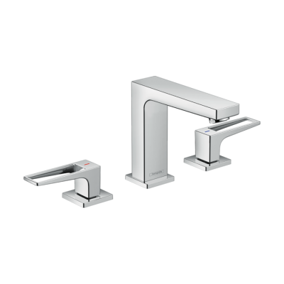 HansGrohe Metropol 3 - Delikli Lavabo Bataryası 110 Bas - Aç Gider Seti Ve Loop Volan İle - 74514000 - HANSGROHE