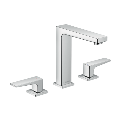 HansGrohe Metropol 3 - Delikli Lavabo Bataryası 160 Bas - Aç Gider Seti Ve Çubuk Volan İle - 32515000 - HANSGROHE