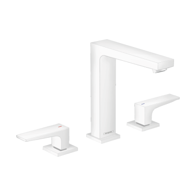 HansGrohe Metropol 3 - Delikli Lavabo Bataryası 160 Bas - Aç Gider Seti Ve Çubuk Volan İle - 32515700 - HANSGROHE